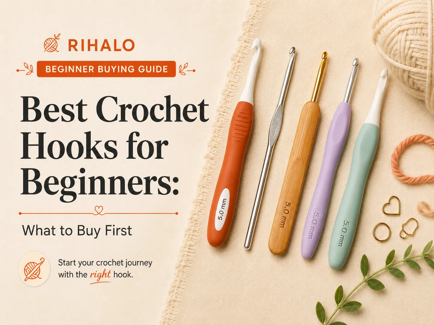 Best crochet hooks for beginners comparison with ergonomic crochet hooks
