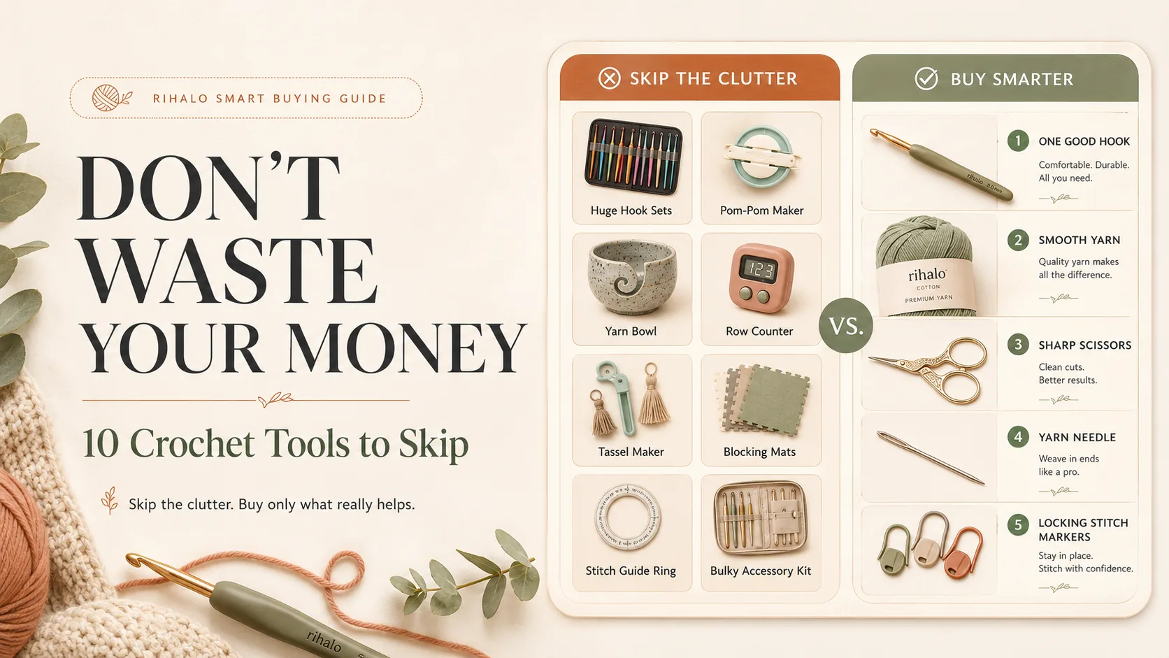 Crochet tools you dont need guide
