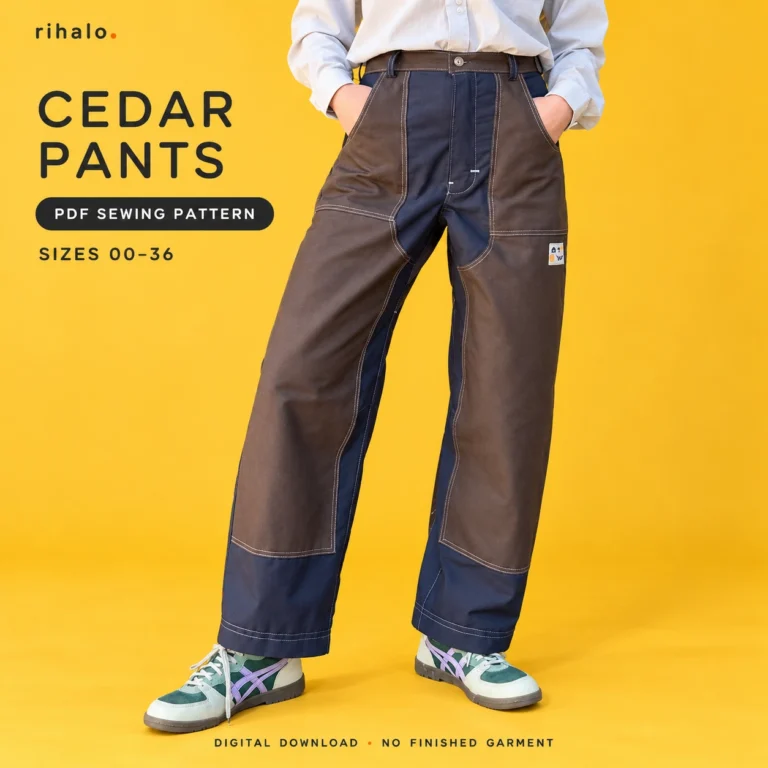 cedar pants pdf pattern